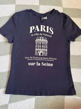 H&M short fitted tee